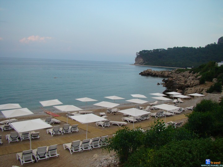 Городок Club Med Kemer, Турция, пляж
