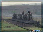 На аху Тонгарики установлено 15 долдонов-моаи разного размера