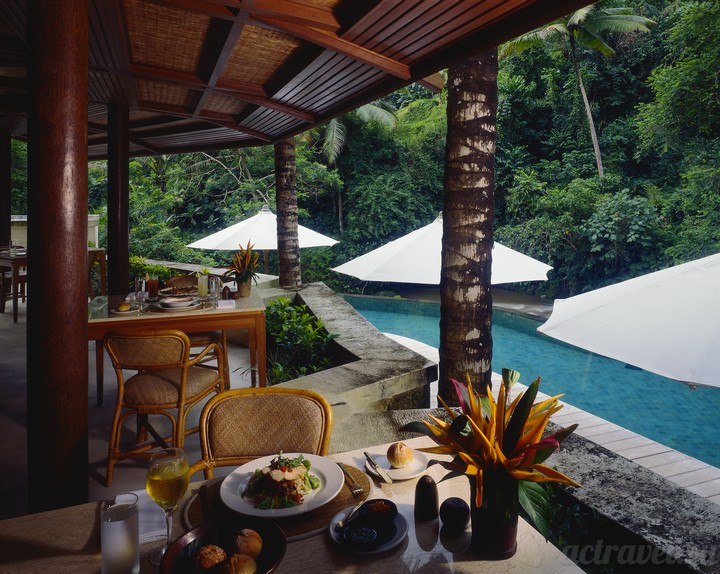 Riverside Cafe.  Four Seasons Resort Bali at Sayan