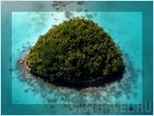 Круглый островок. Фото из поездки на Палау. Автор Наталья Бондаренко.
