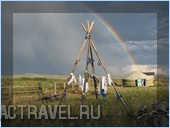 Радуга над лагерем