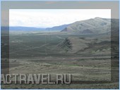 Характерный пейзаж для Тувинской котловины