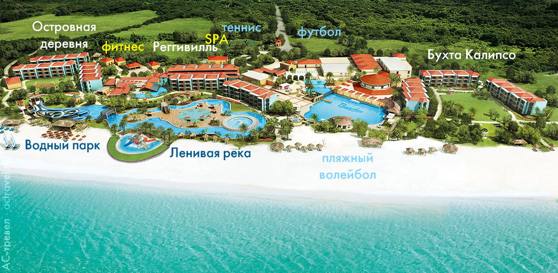 План курорта Beaches Negril