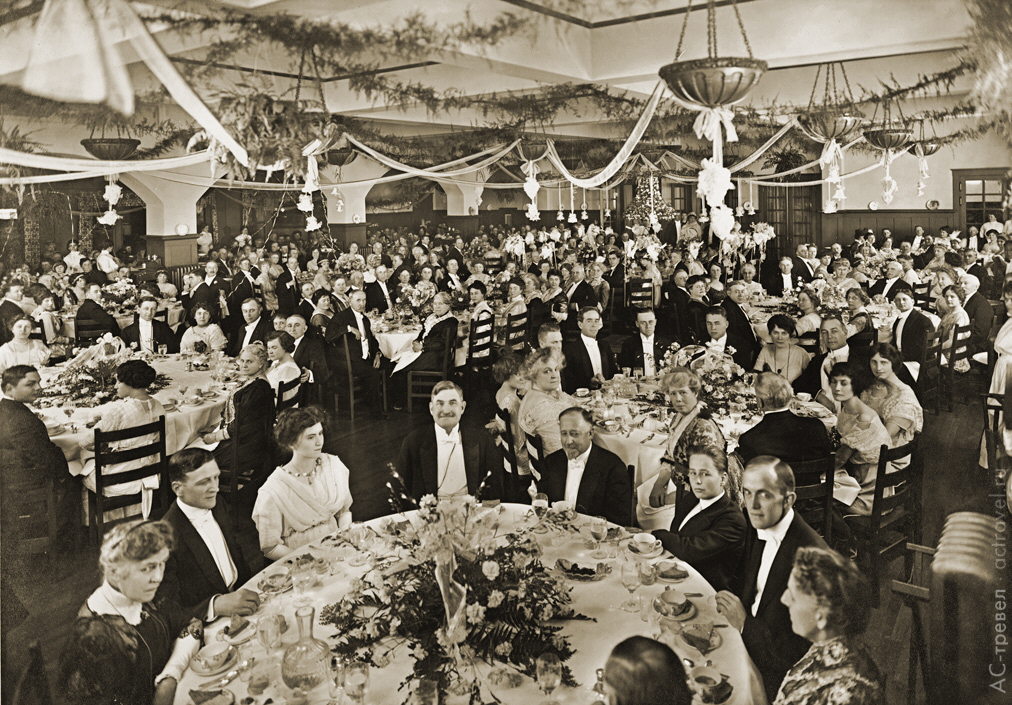 Официальный ужин по случаю открытия отеля The Beverly Hills, 13 мая 1912 г.