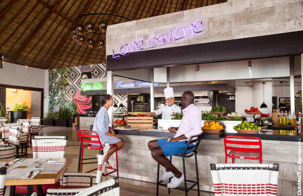 Ресторан в Club Med Cancún Yucatán