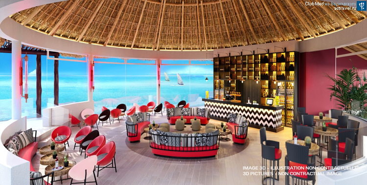 Новый бар Taco Arte в городке Club Med Cancun Yucatan