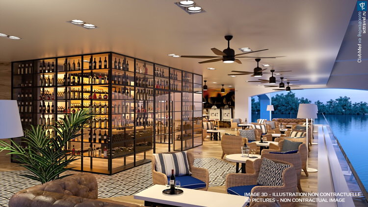 Новая винотека в городке Club Med Cancun Yucatan