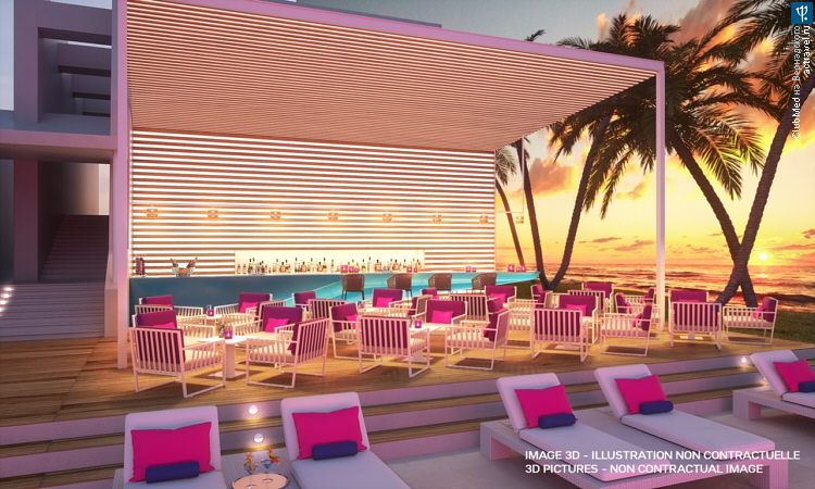 Зона с уровнем комфорта «5 трезубцев» городке Club Med Cancun Yucatan