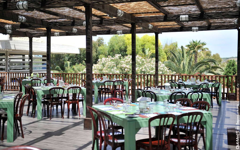 Ресторан в Club Med Kamarina, Сицилия, Италия