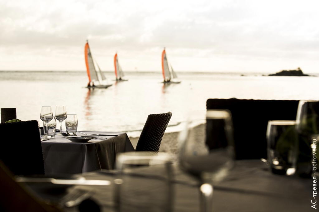 Ресторан в Club Med Pointe aux Canonniers, Маврикий