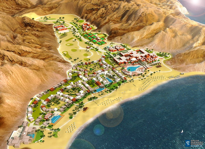 Схема городка Club Med Sinai Bay, Египет