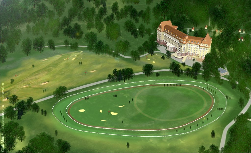 План курорта Club Med Vittel Golf Ermitage
