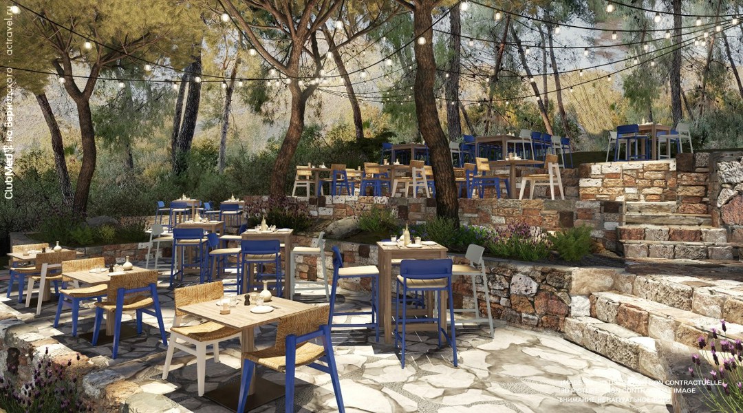 Обновленный ресторан курорта Club Med Gregolimano
