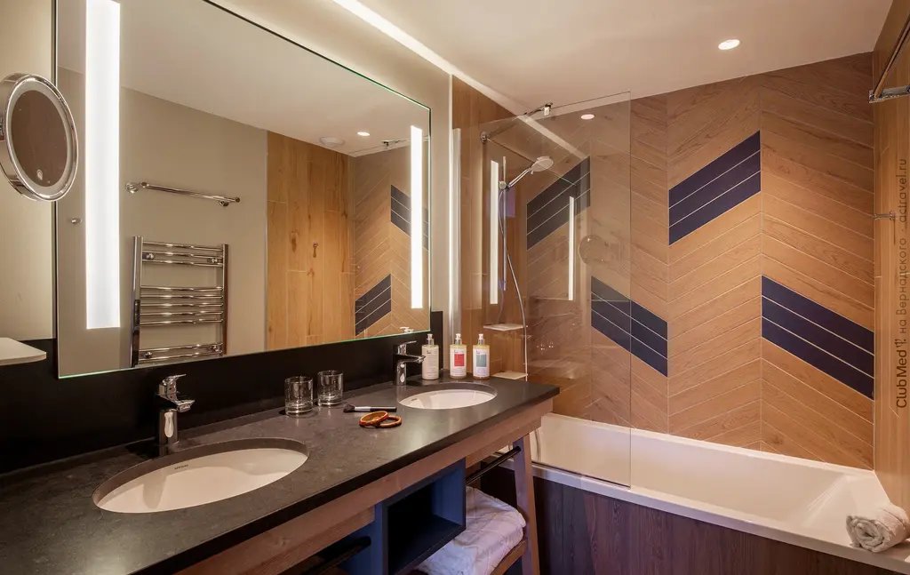 Ванная комната в номере Супериор в Club Med Tignes