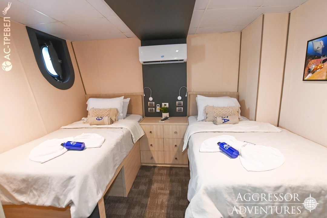 Каюта яхты Cocos Island Aggressor