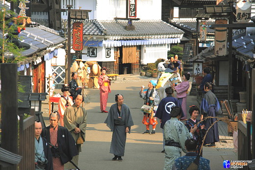 Японский город периода Эдо