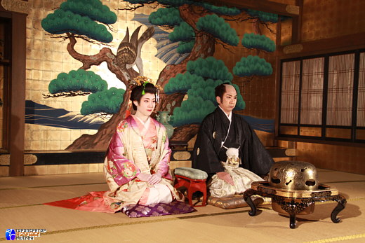 Костюмированные персонажи Японии периода Эдо