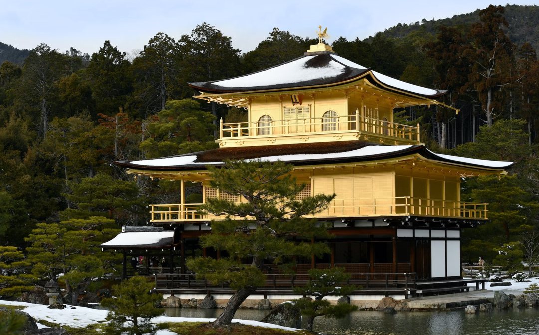 Золотой павильон Кинкакудзи в Киото