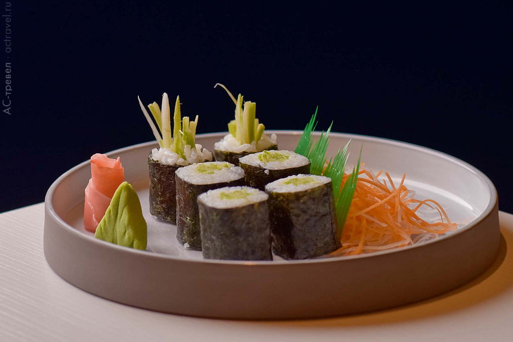 Блюдо в ресторане «Кобэ»