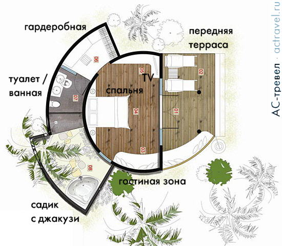 План виллы Superior