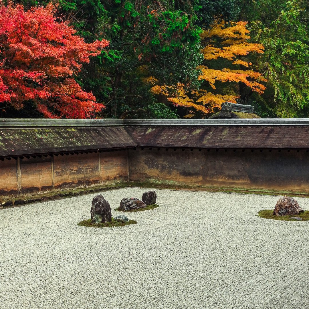 Сад камней храма Рёандзи, Киото