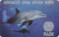 ������� ��� ����������� PADI Advanced Open Water Diver