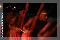 Шоу с народными танцами в отеле Palau Pacific Resort