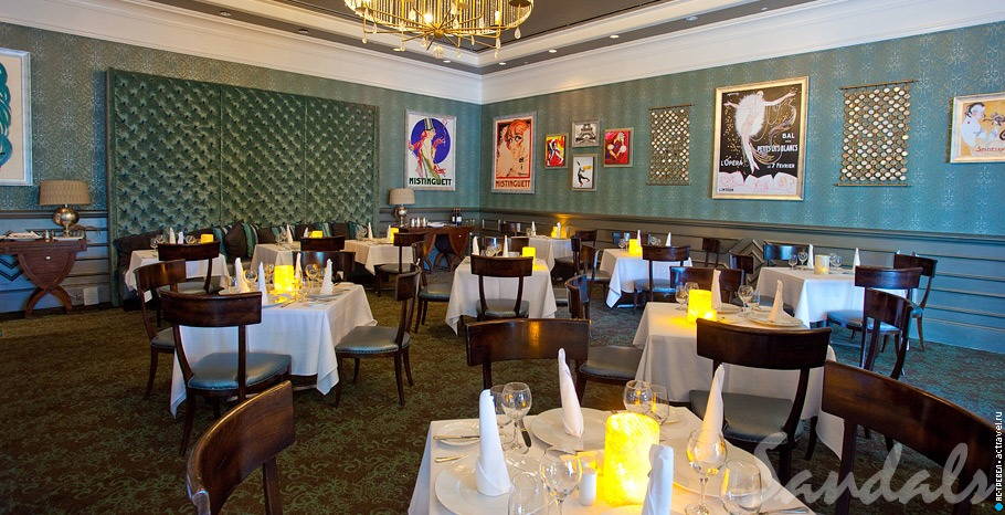 Ресторан La Parisienne отеля Sandals Emerald Bay