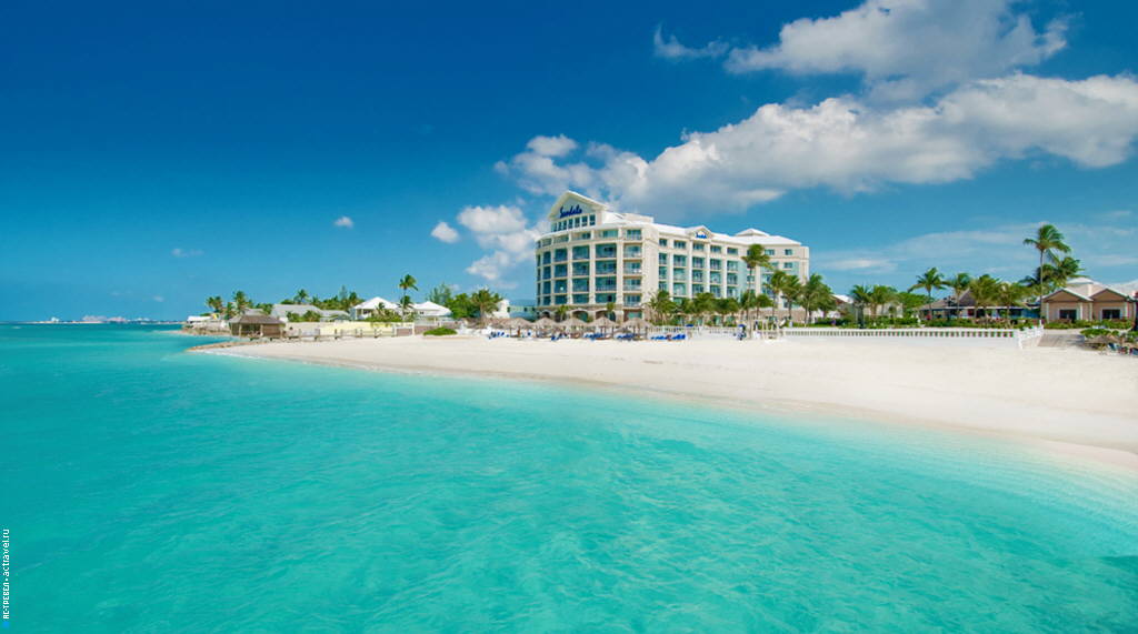 Въезд в отель Sandals Royal Bahamian (Багамы)