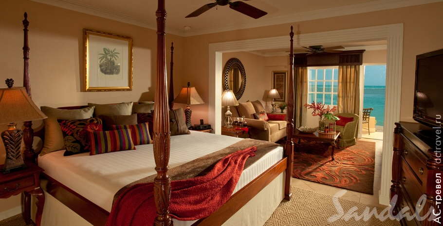  Royal Beachfront One Bedroom Butler Suite   Sandals Royal Caribbean