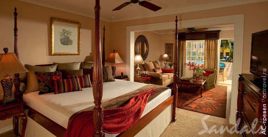  Royal One Bedroom Butler Suite   Sandals Royal Caribbean