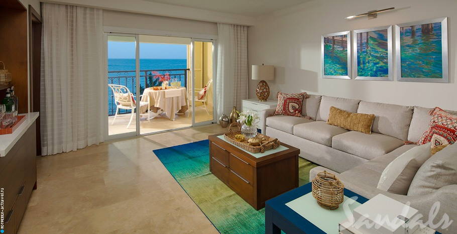  Italian Beachfront One Bedroom Butler Suite  Sandals South Coast
