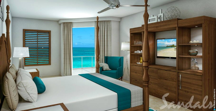  Honeymoon Beachfront Room  Sandals South Coast
